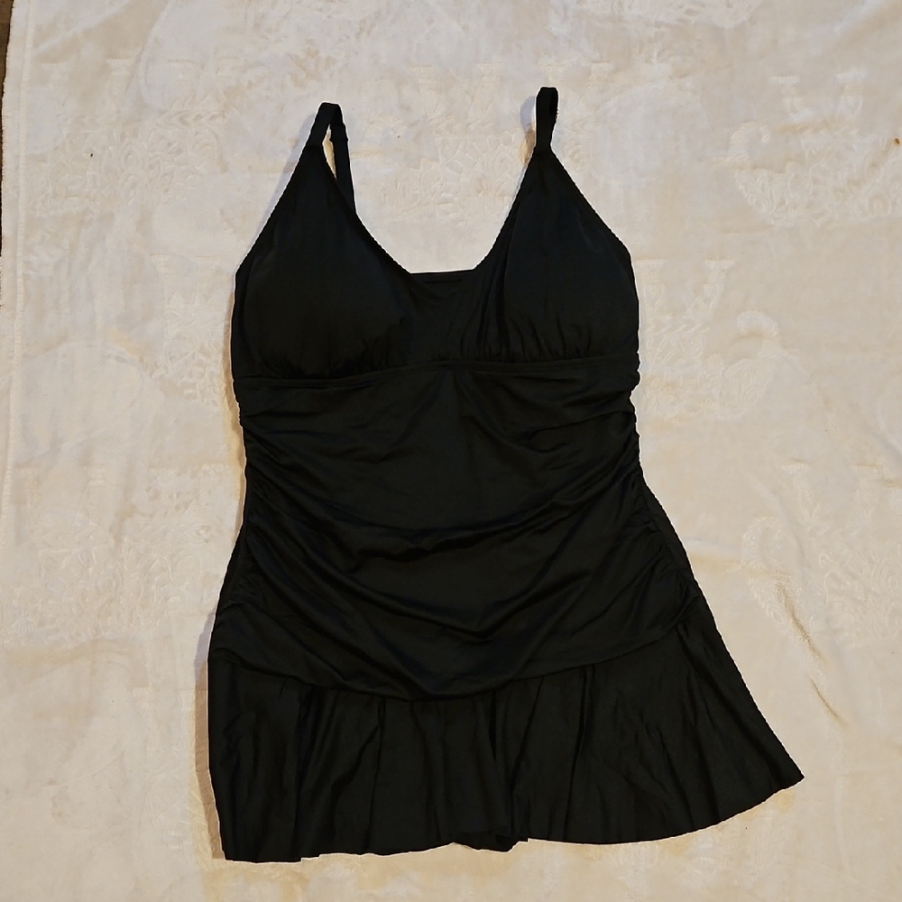 Elegant Black One-Piece Swimsuit